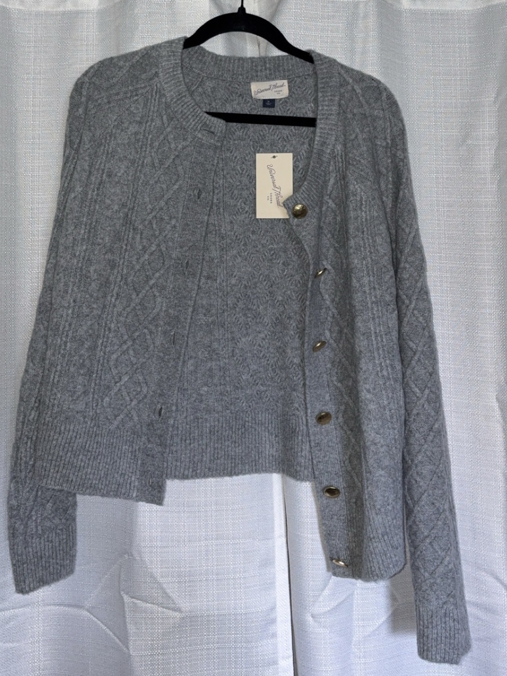 NWT Gray Cardigan Sweater